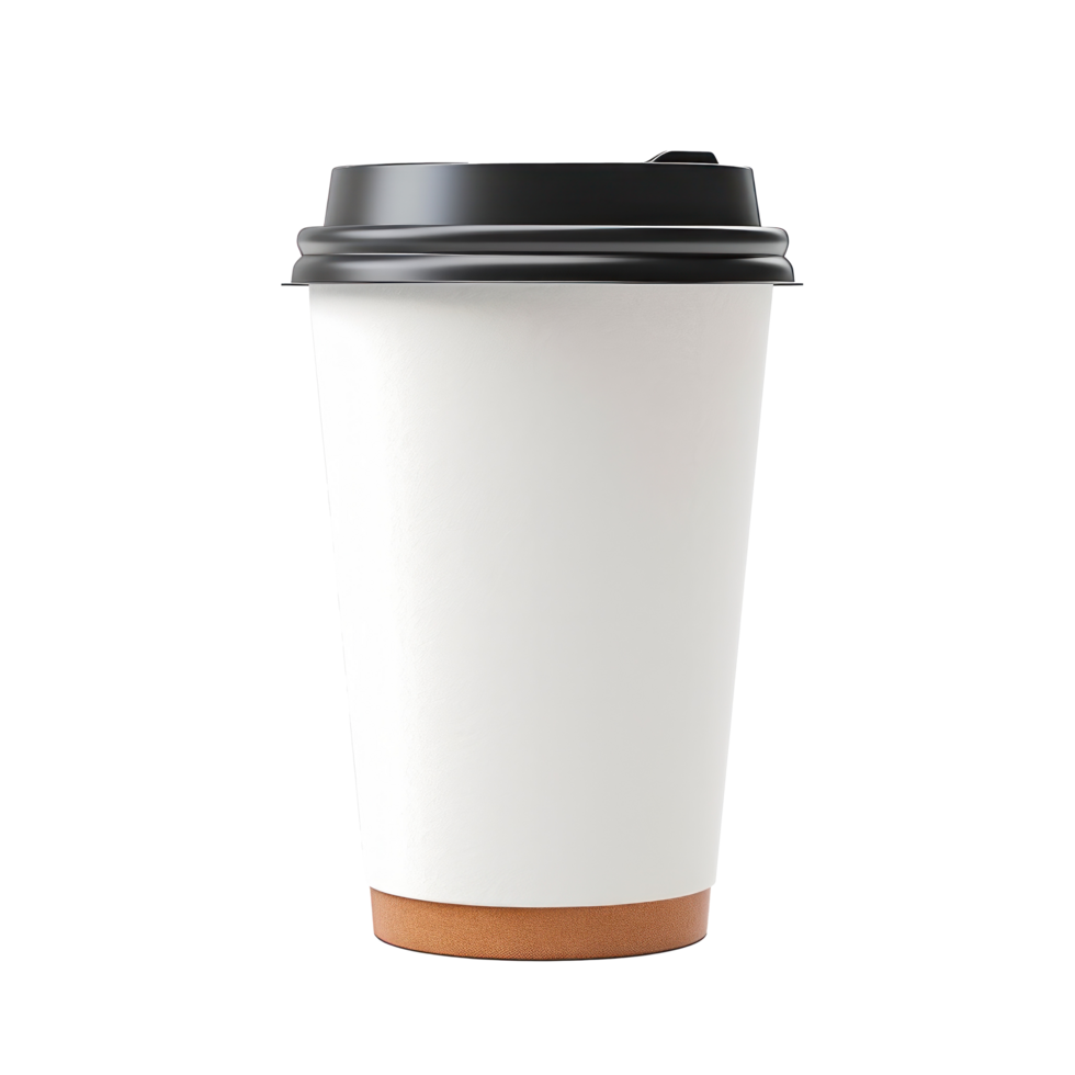 kaffe till gå isolerat. illustration ai generativ png