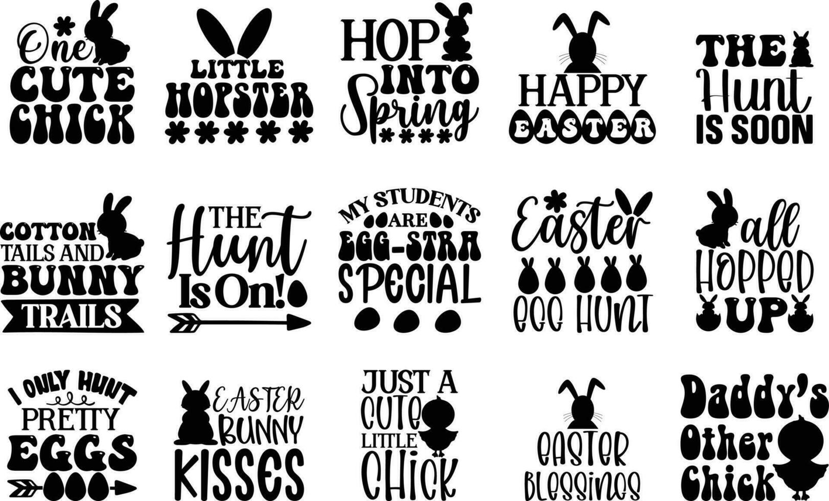 Easter Sunday T shirt vector template with bunny Pro Vector