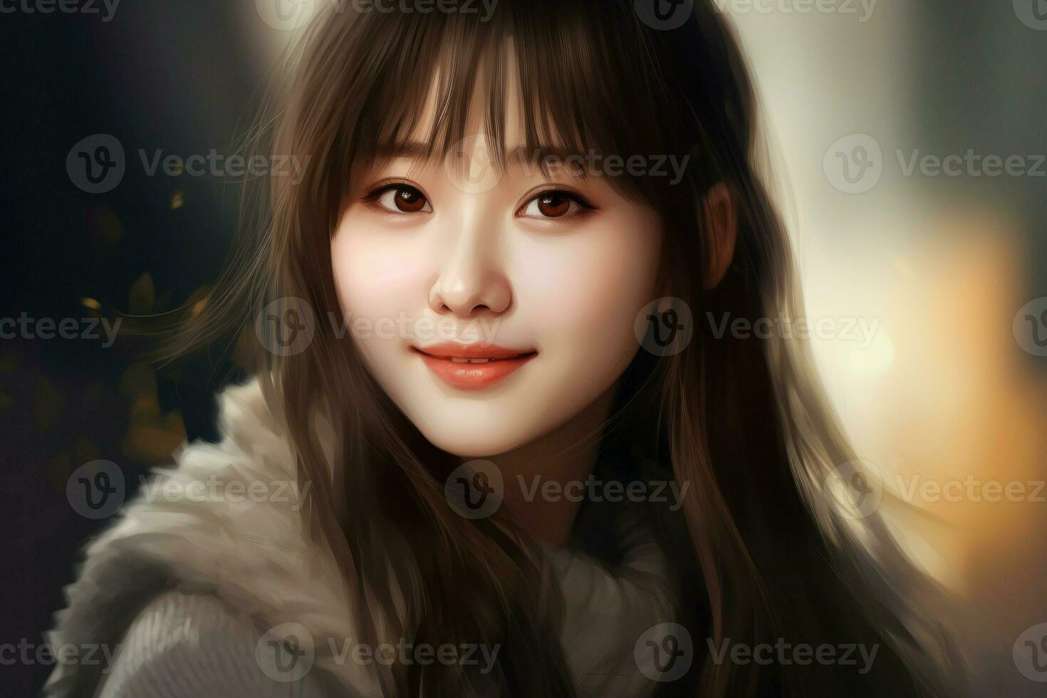 Beautiful asian woman. Generate Ai photo