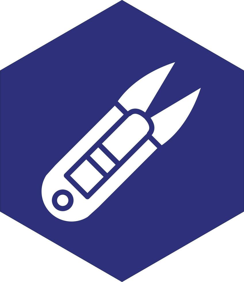 Thread Cutter Vector Icon design