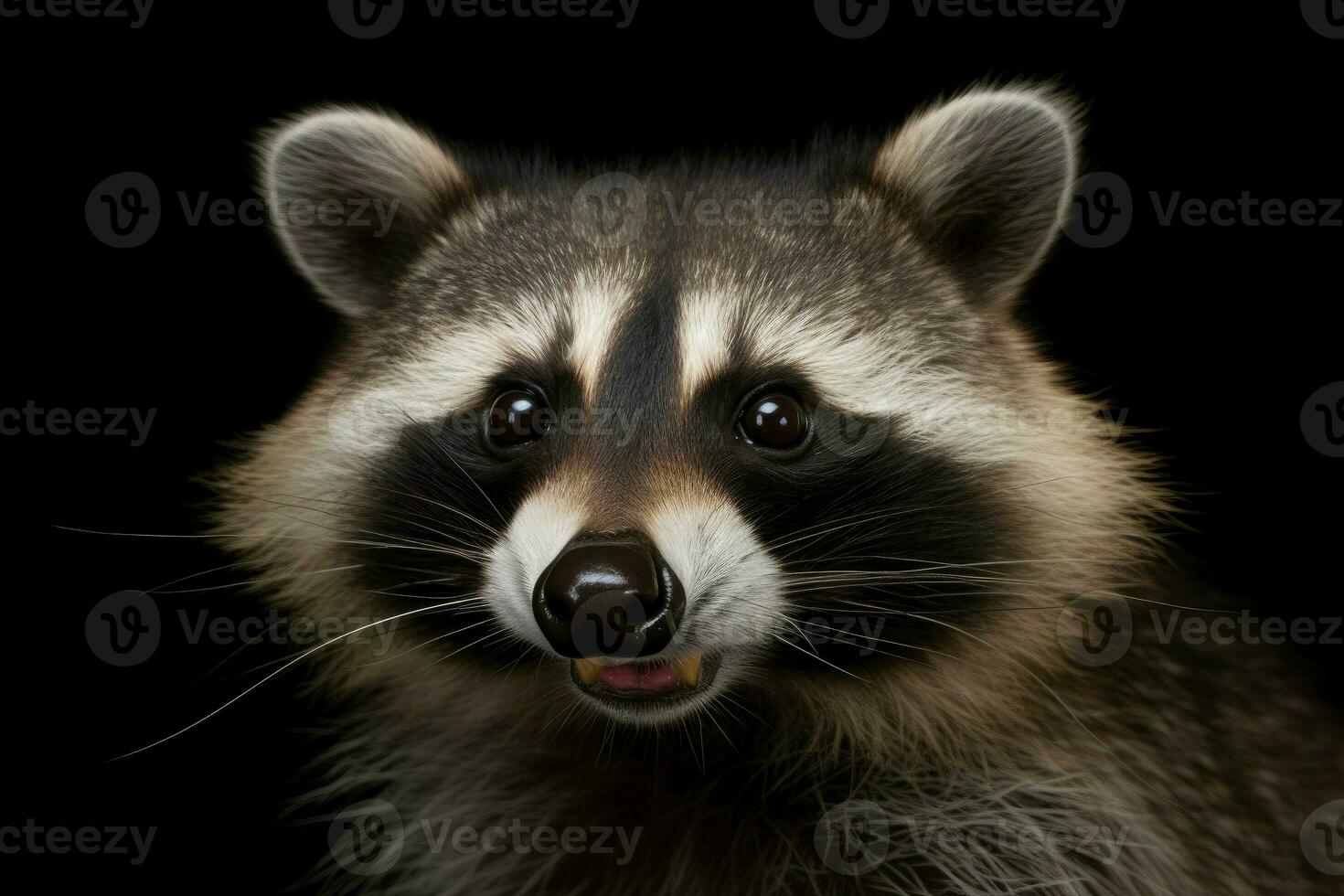 Raccoon animal. Generate Ai photo