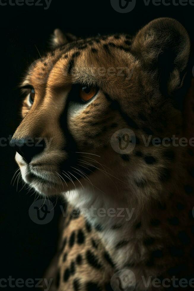 salvaje leopardo animal. generar ai foto