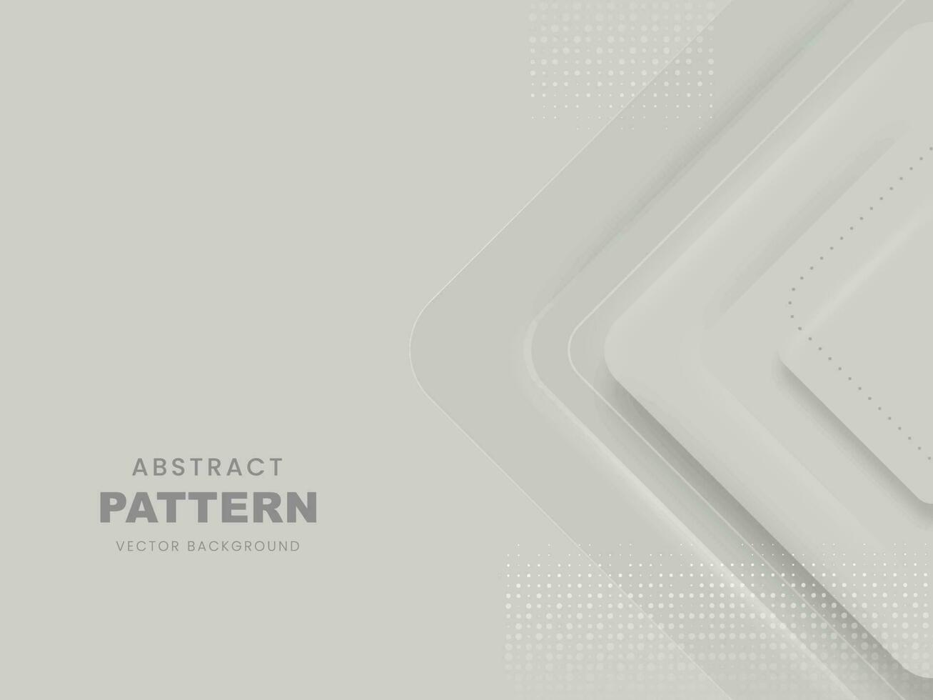 Vector Abstract Geometric Pattern Background In Gray Color.