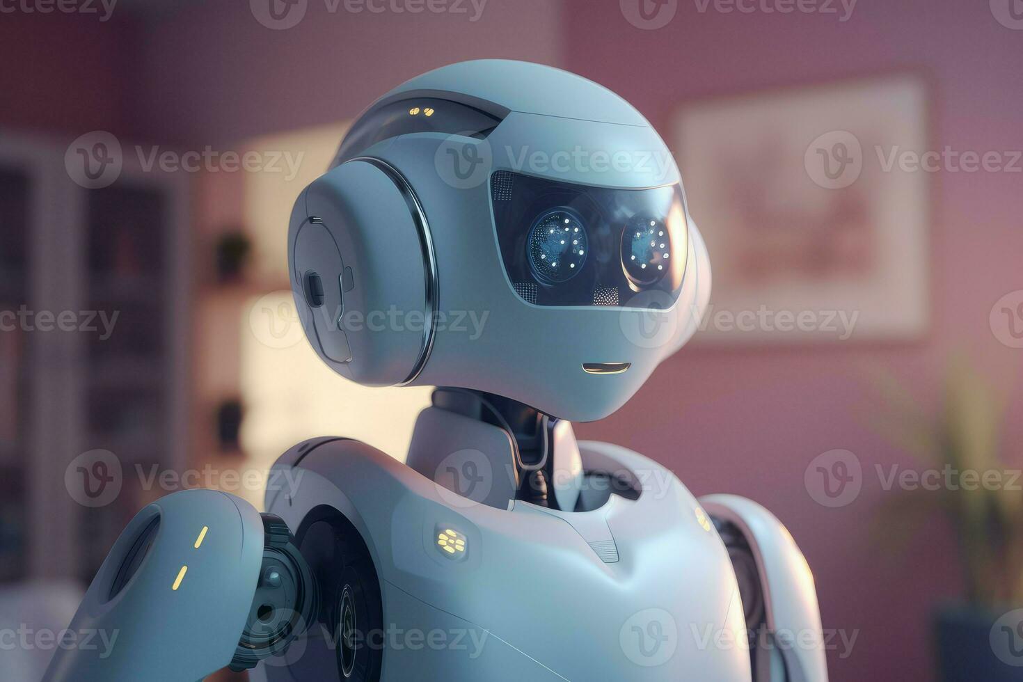 Robot assistant. Generate Ai photo