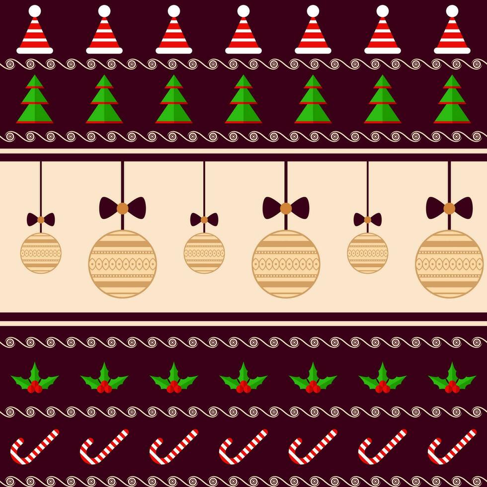 vistoso Navidad tema sin costura modelo antecedentes. vector