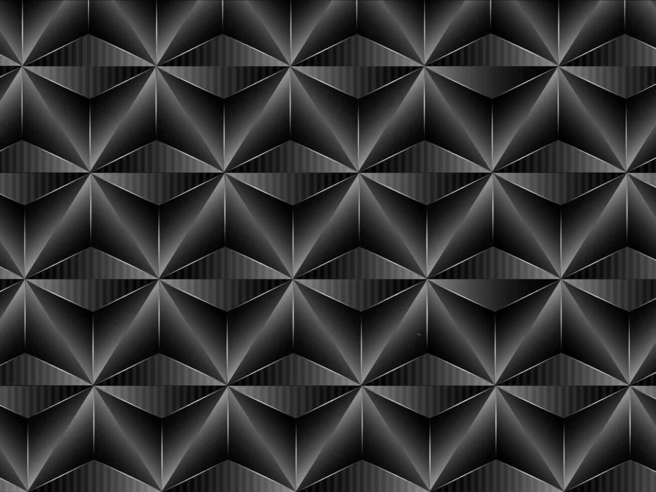 Dark Abstract Geometric Seamless Pattern Background. vector