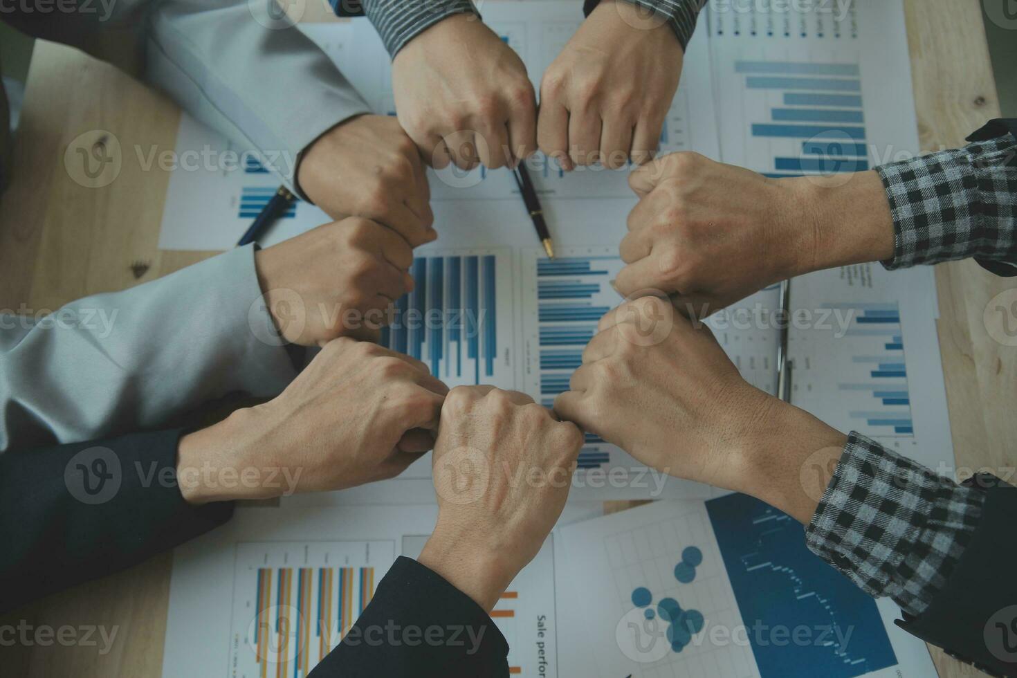 Business handshake for teamwork of business merger and acquisition,successful negotiate,hand shake,two businessman shake hand with partner to celebration partnership and business deal concept photo