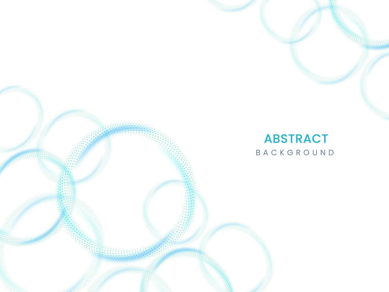 Abstract Circle Curve Background In Blue And White Color. vector