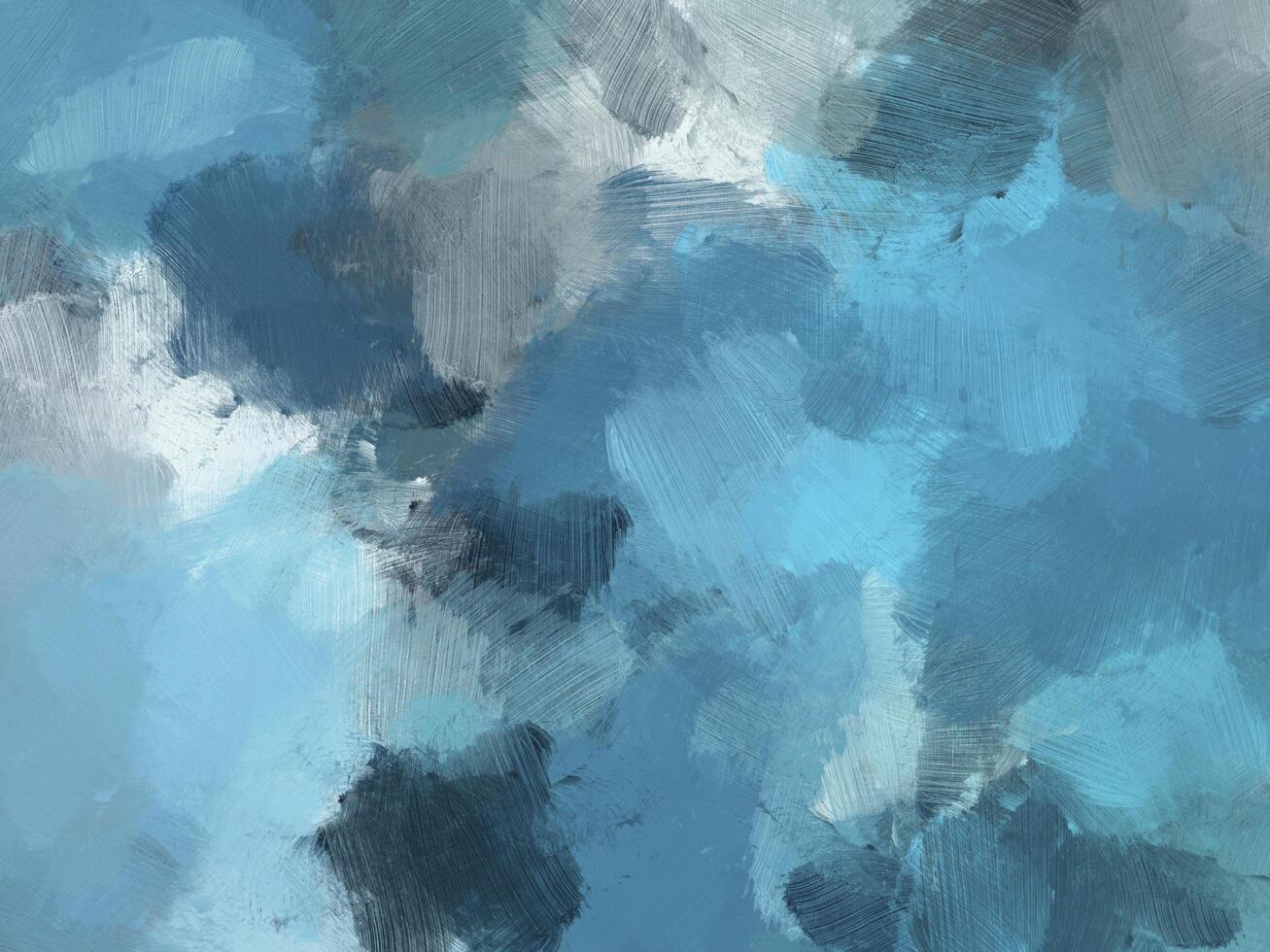 Abstract art background. Oil painting on canvas. minimalis design blue