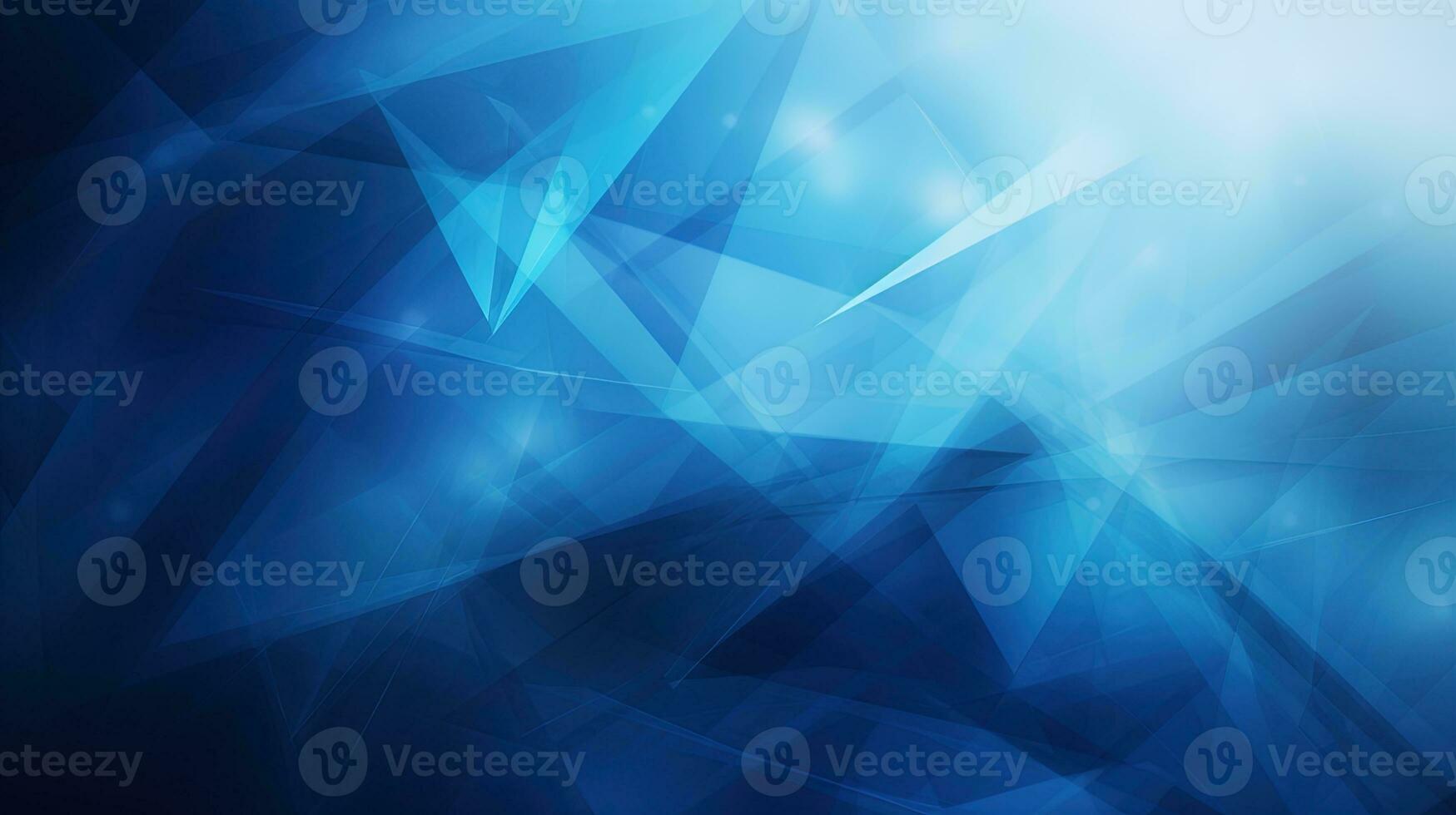 Abstract blue polygonal background. Futuristic technology style photo