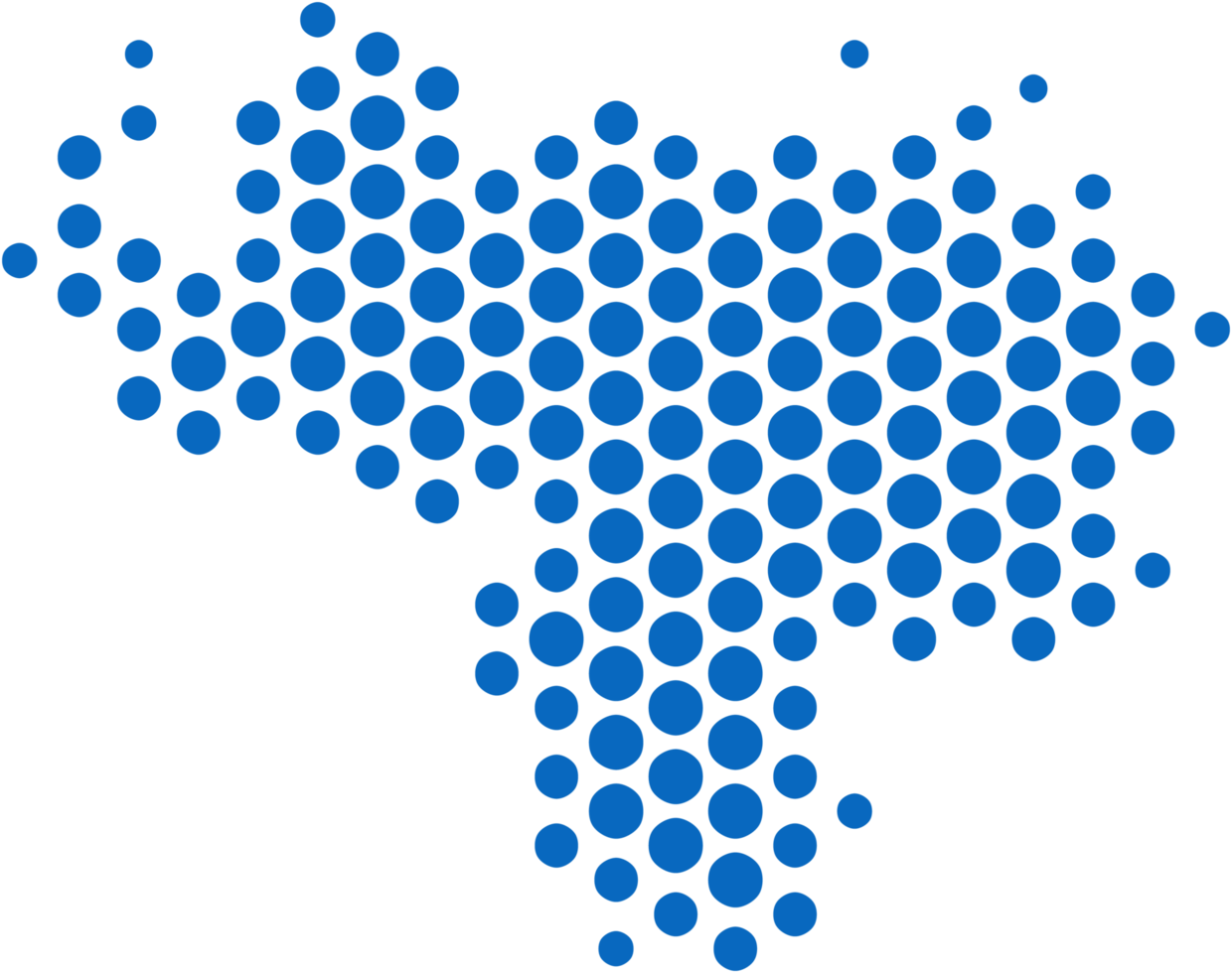 circle shape of venezuela map. png