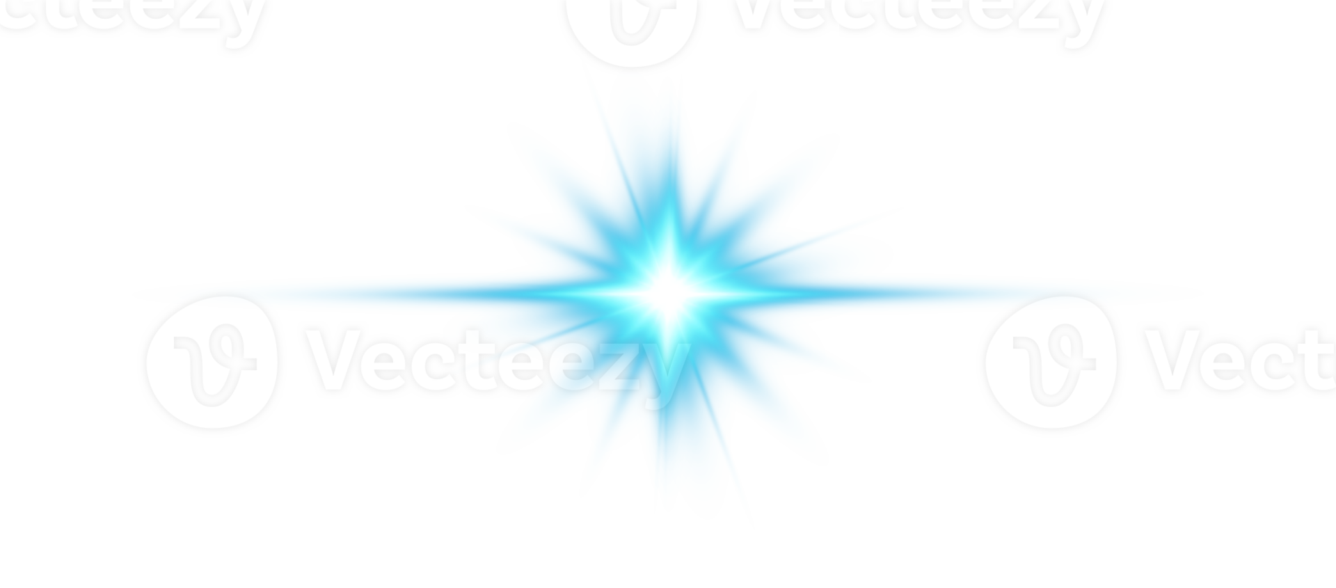 Blue glowing lights effects isolated. Solar flare with beams and spotlight. Glow effect. Starburst with sparkles. PNG. png