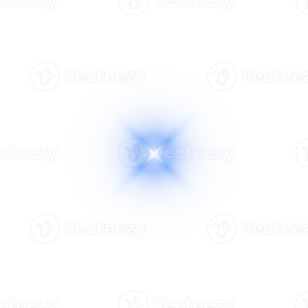 Blue glowing lights effects isolated. Solar flare with beams and spotlight. Glow effect. Starburst with sparkles. PNG. png