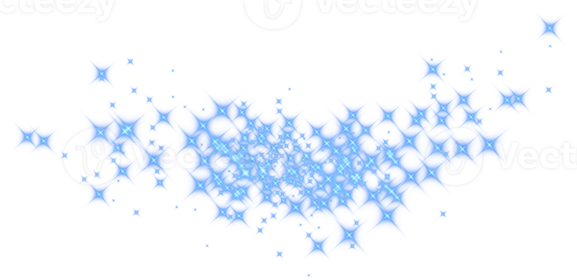 lue glitter wave abstract illustration. Blue star dust trail sparkling particles isolated. Magic concept. PNG. png