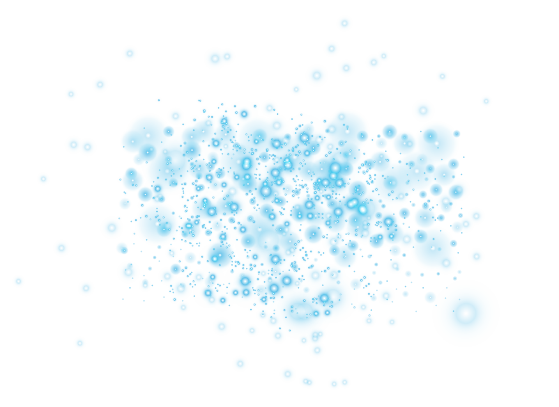 Blue glitter wave abstract illustration. Blue star dust trail sparkling