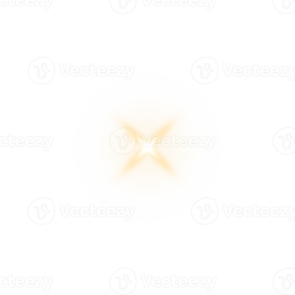 Golden glowing lights effects isolated. Solar flare with beams and spotlight. Glow effect. Starburst with sparkles. PNG. png