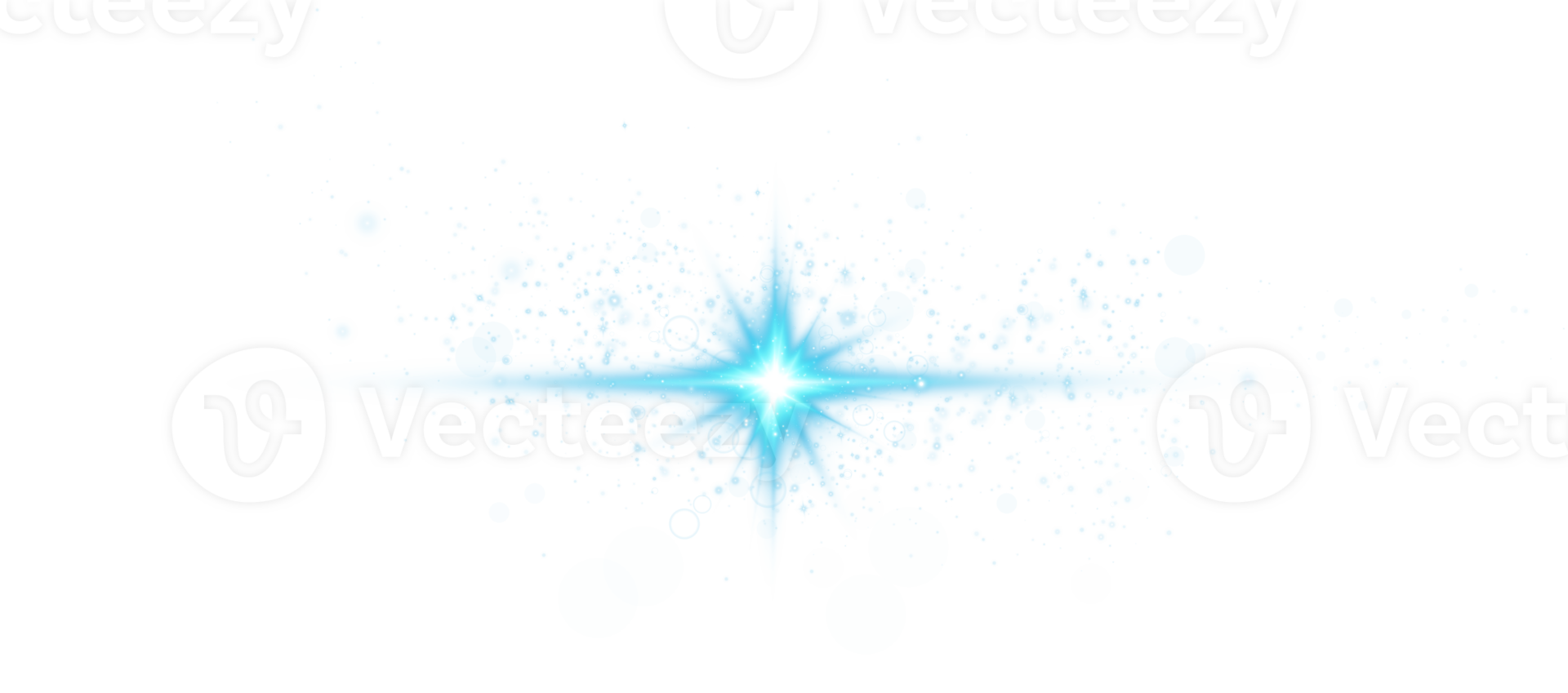 Blue glowing lights effects isolated. Solar flare with beams and spotlight. Glow effect. Starburst with sparkles. PNG. png