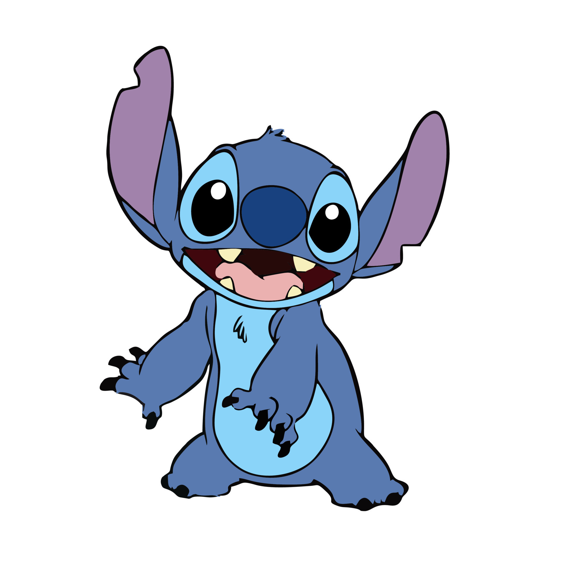 lilo and stitch cartoon poses vector editorial 23450406 Vector Art at ...