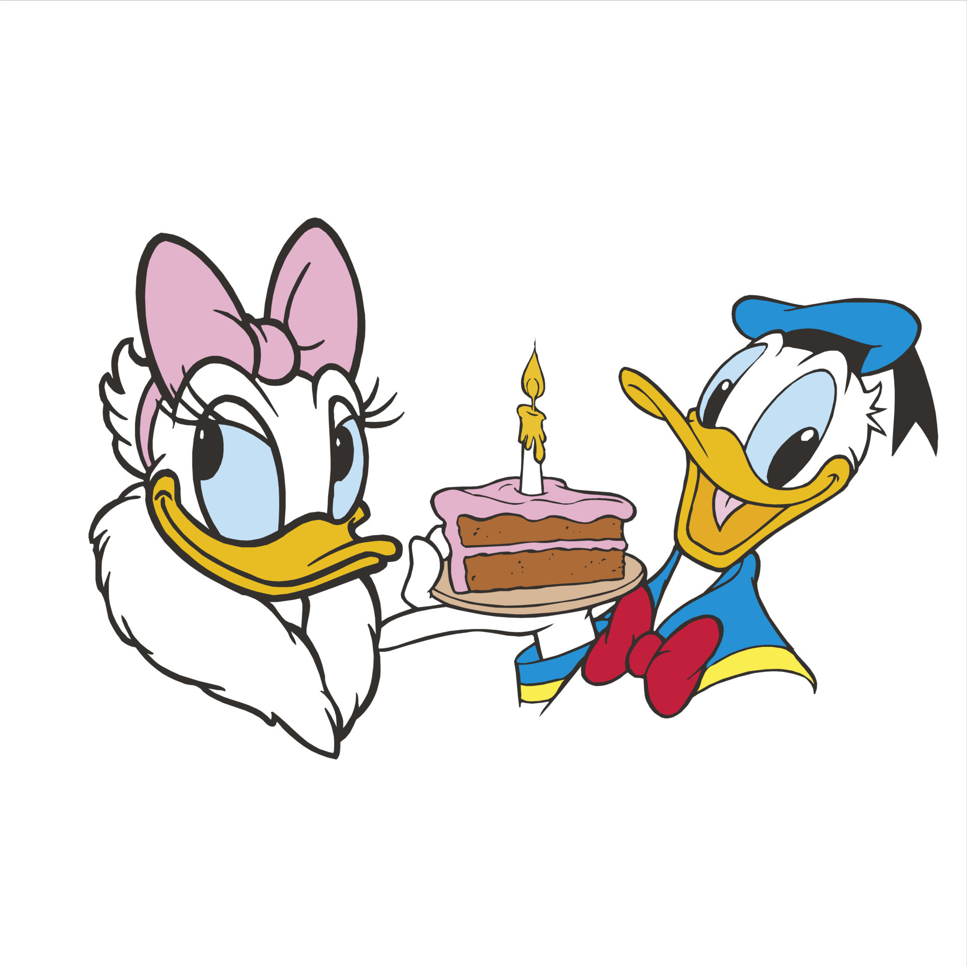 donald duck and daisy duck vector editorial 23450437 Vector Art at Vecteezy