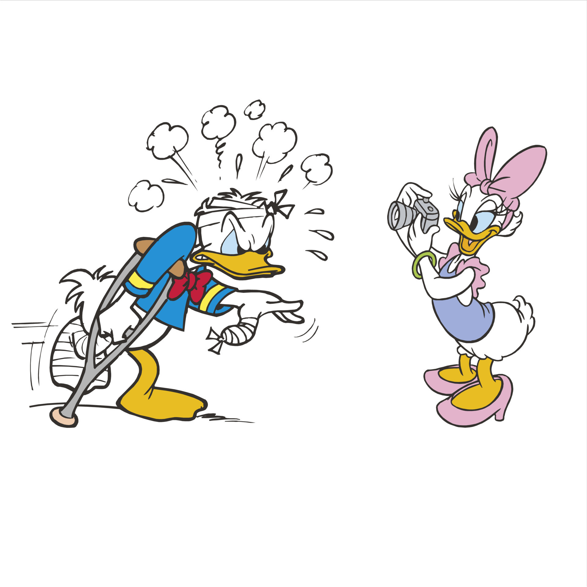 donald duck and daisy duck vector editorial 23450437 Vector Art at Vecteezy