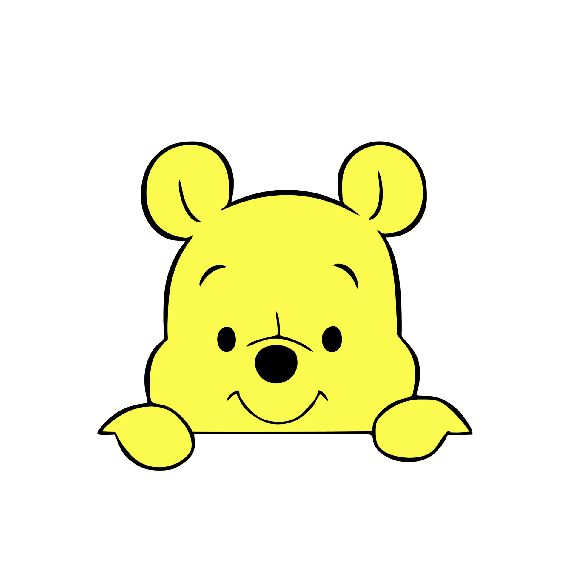 winnie the pooh poses baby 23450452 Vector Art at Vecteezy