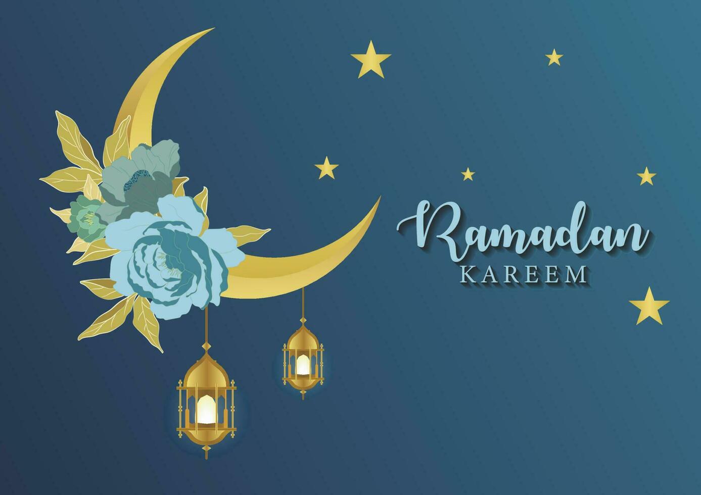 ramadan islamic celebration and poster vector