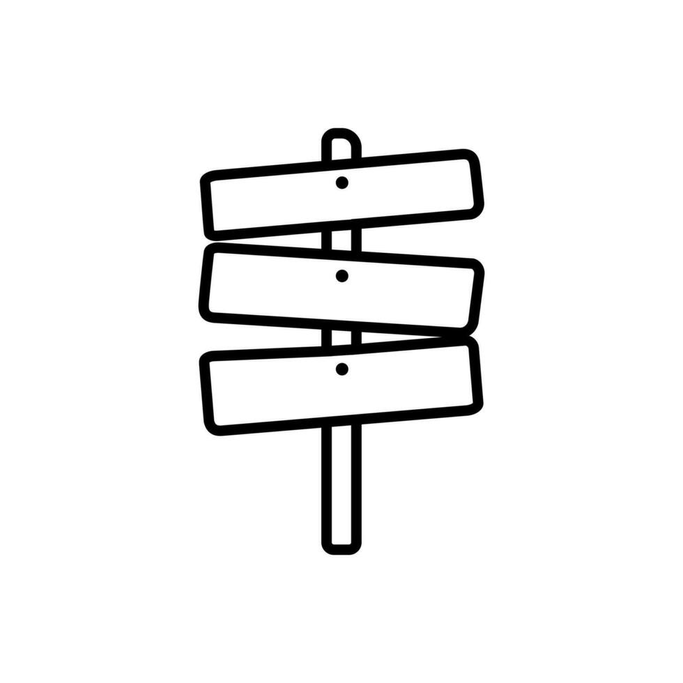 Direction board icon vector set. pointer illustration sign collection. route symbol.