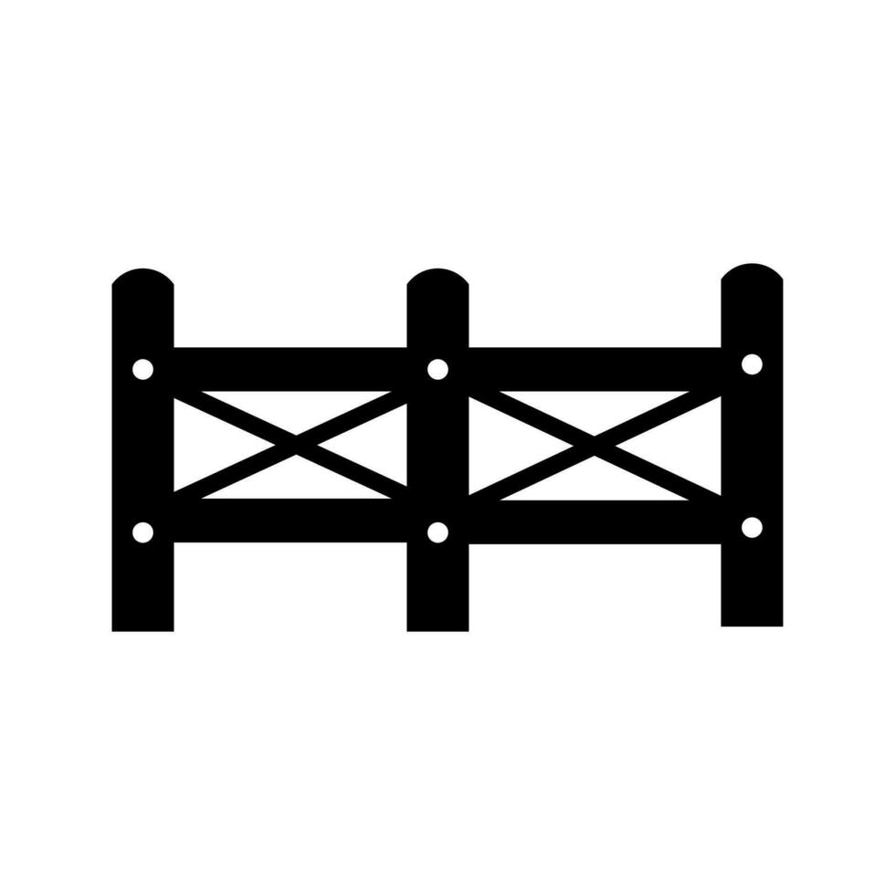 Fence icon vector. paling illustration sign. fencing symbol. hedge logo. vector