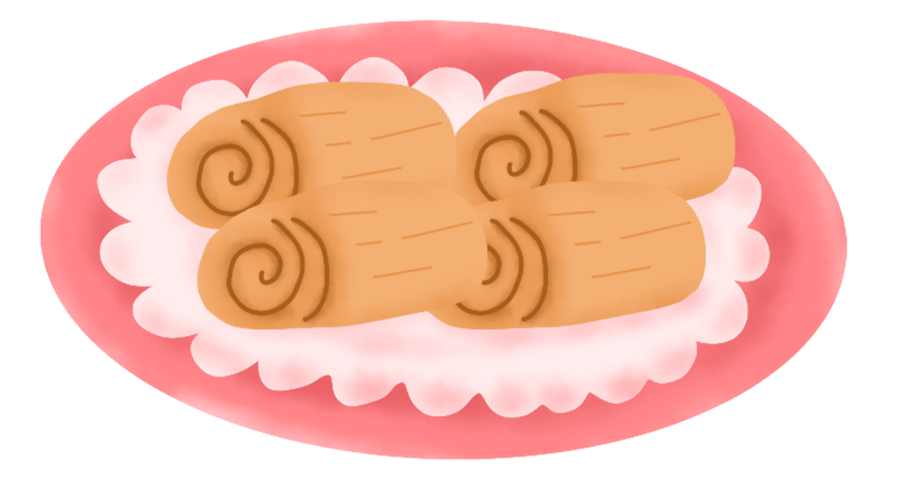 roll banana cakes png