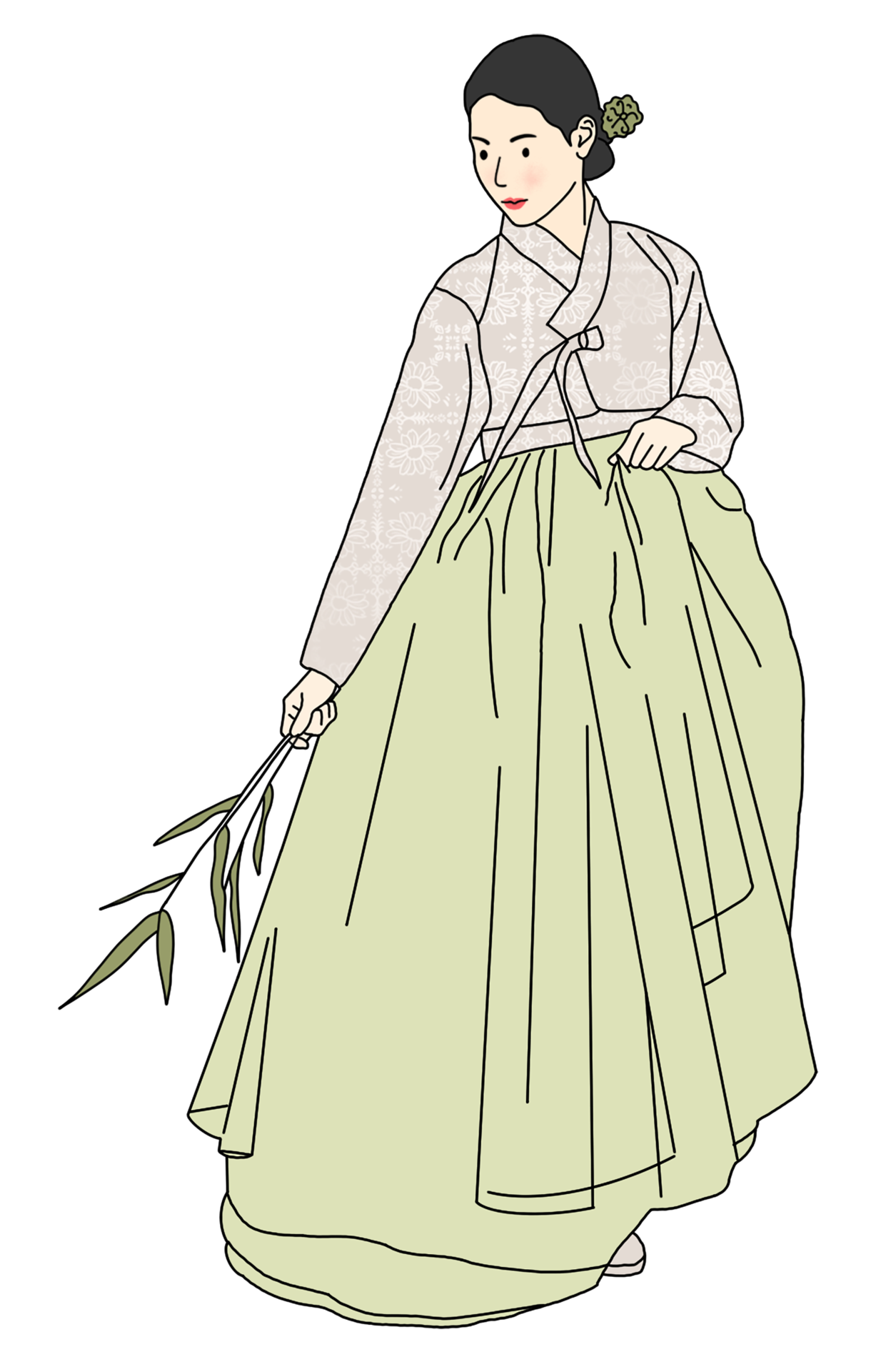 korean woman wearing hanbok 23450771 PNG