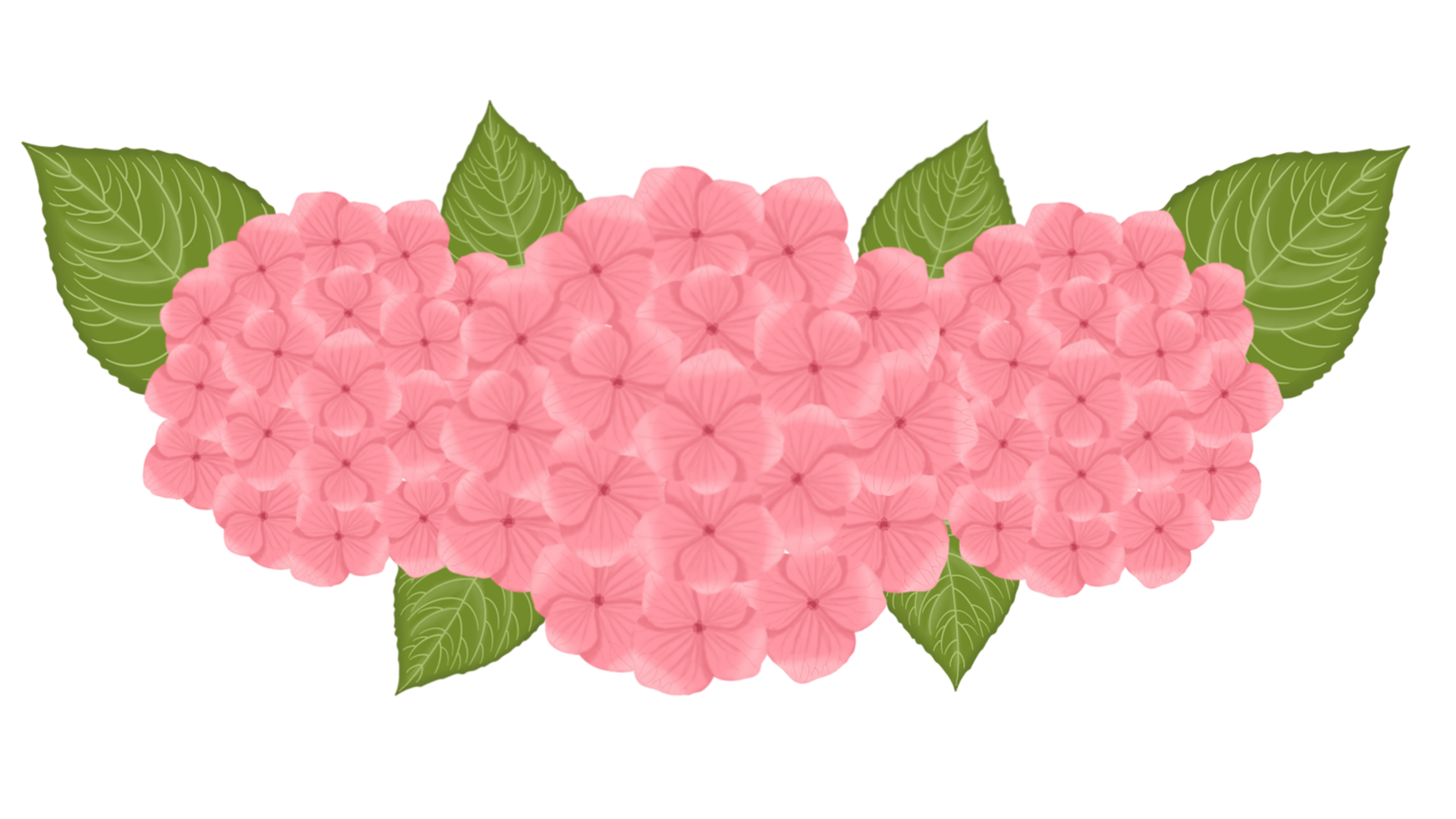 Pink flower bouquet png