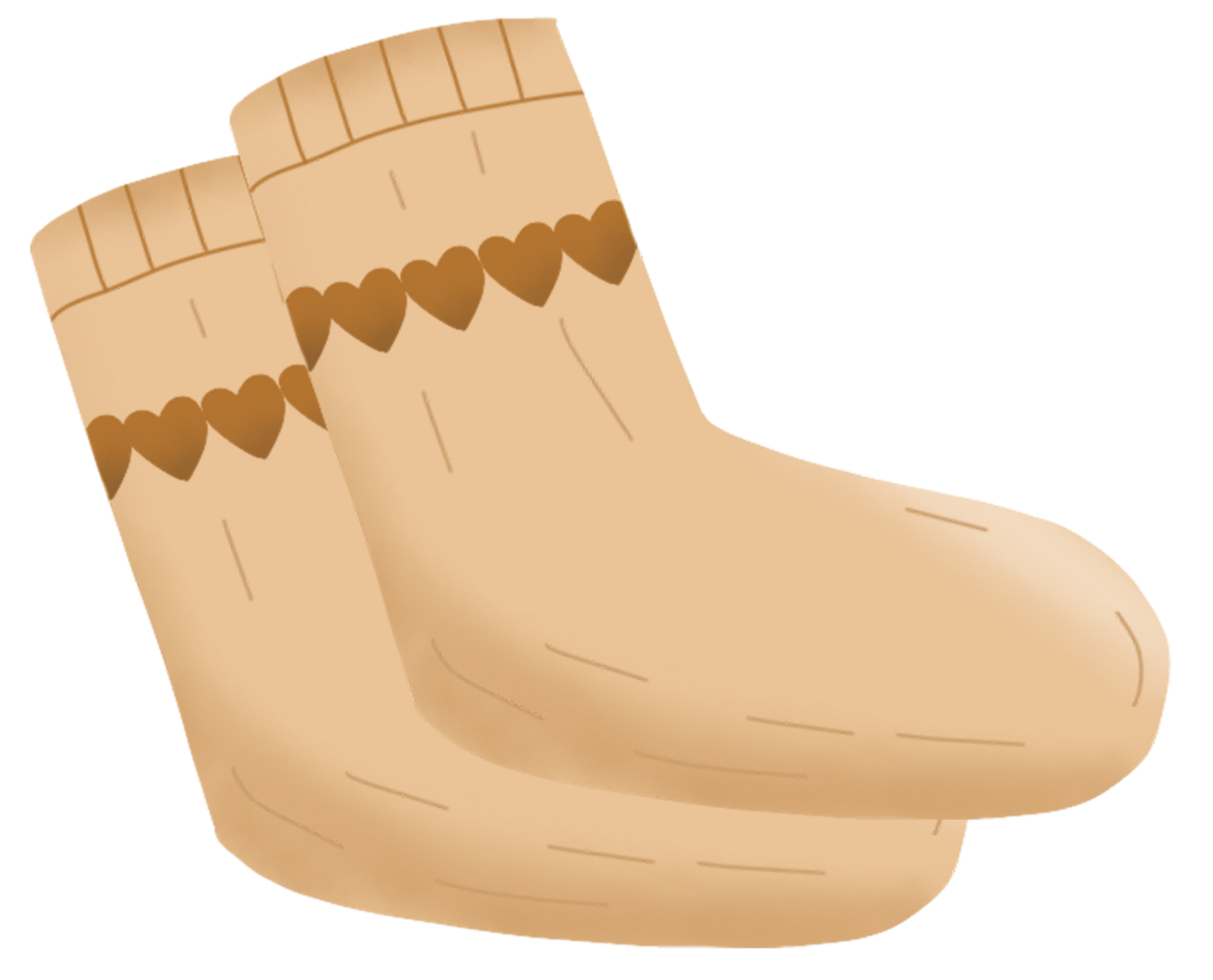 a brown stocking png