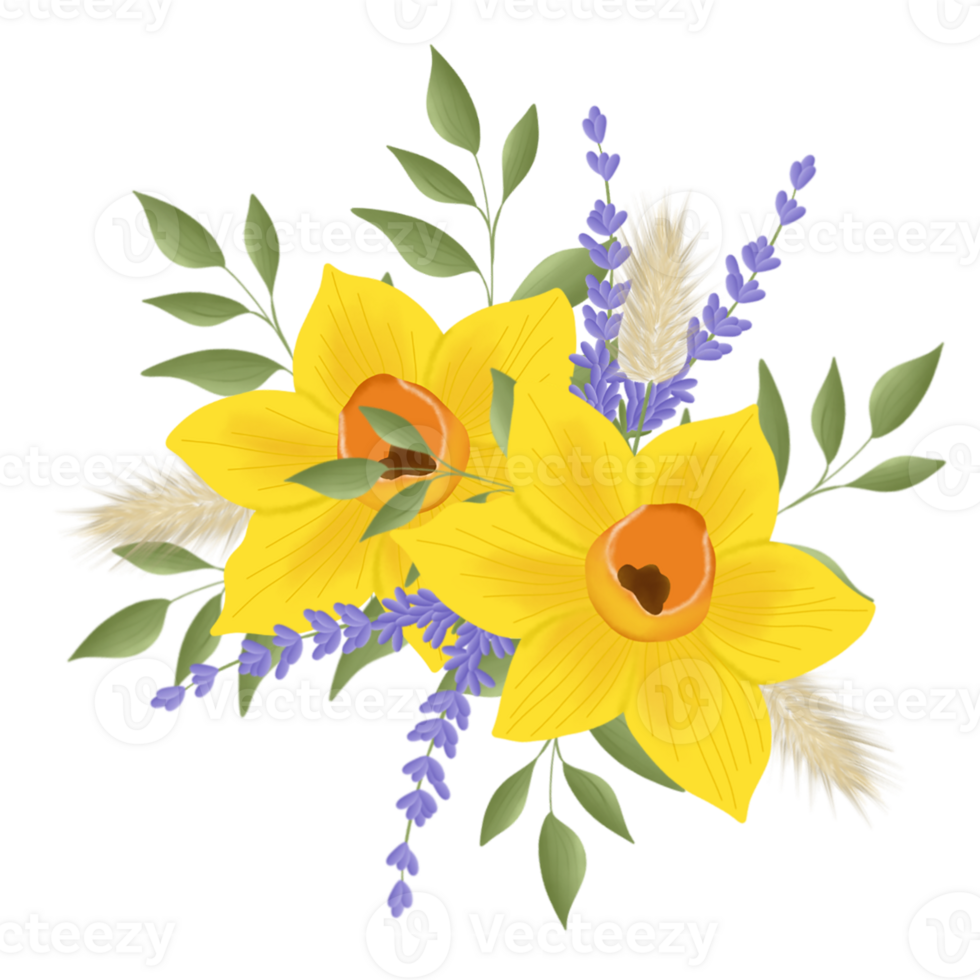 flower bouquet illustration png