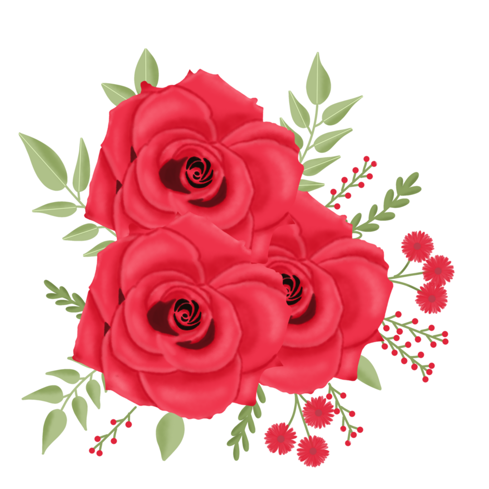rose flower bouquet png