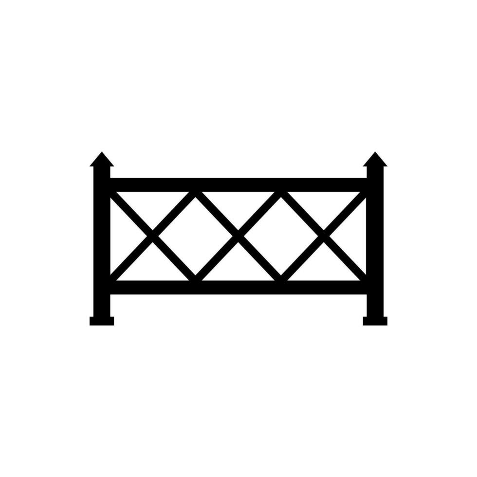 Fence icon vector. paling illustration sign. fencing symbol. hedge logo. vector