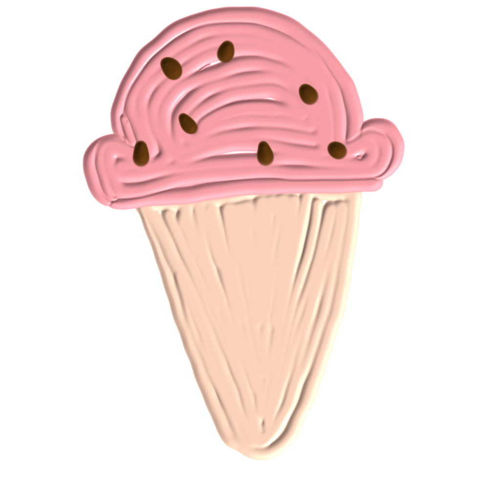 ice cream painted png
