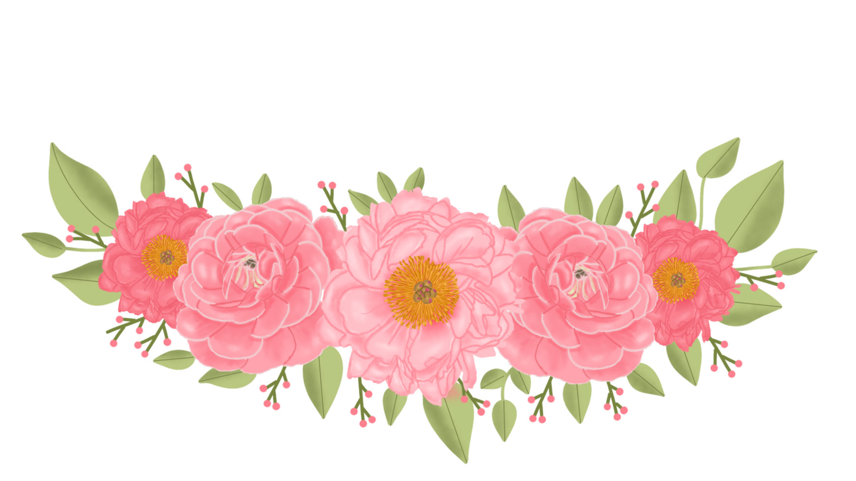 Pink flower bouquet 23451075 PNG