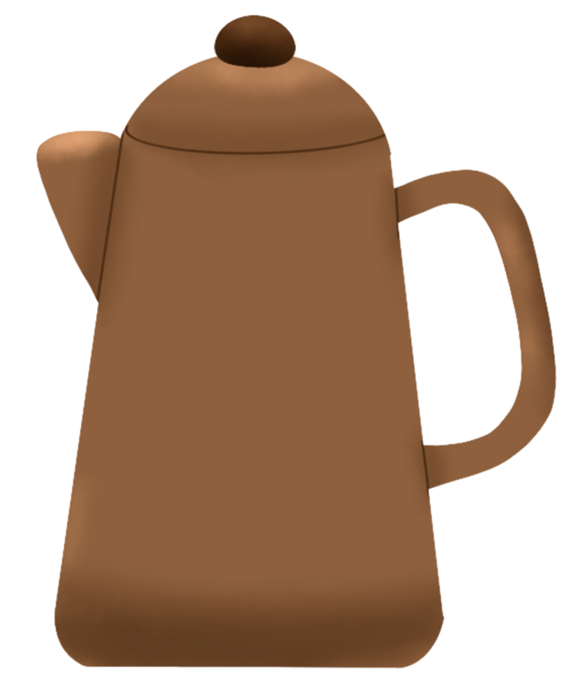 a teapot illustration png