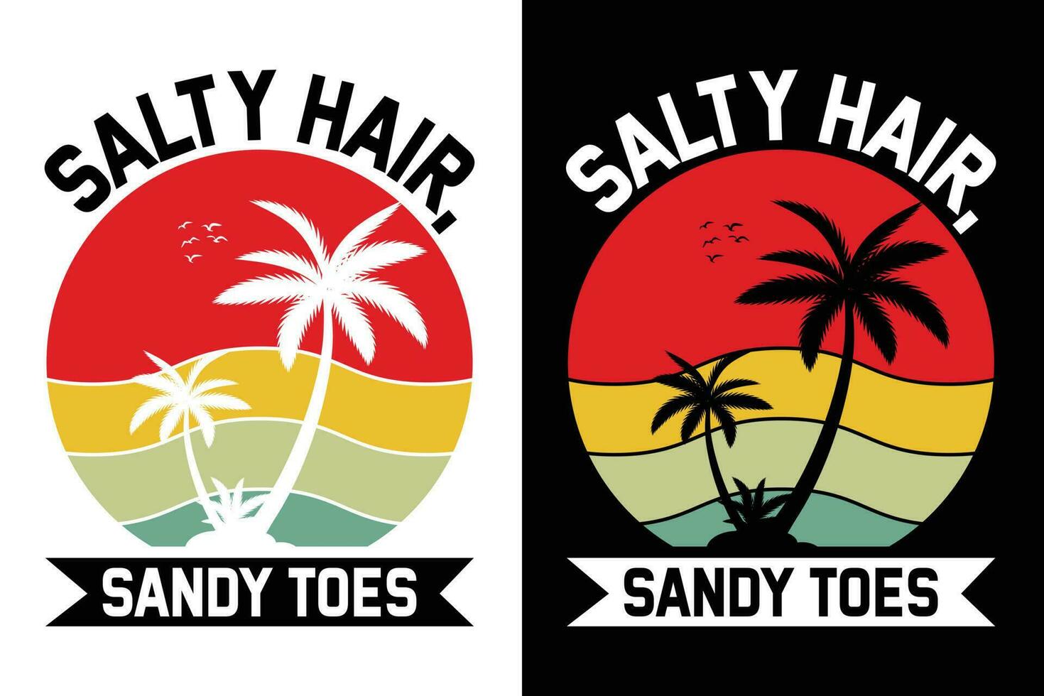 Summer t-shirt design, summer beach vacation t-shirts, summer surfing t-shirt vector design