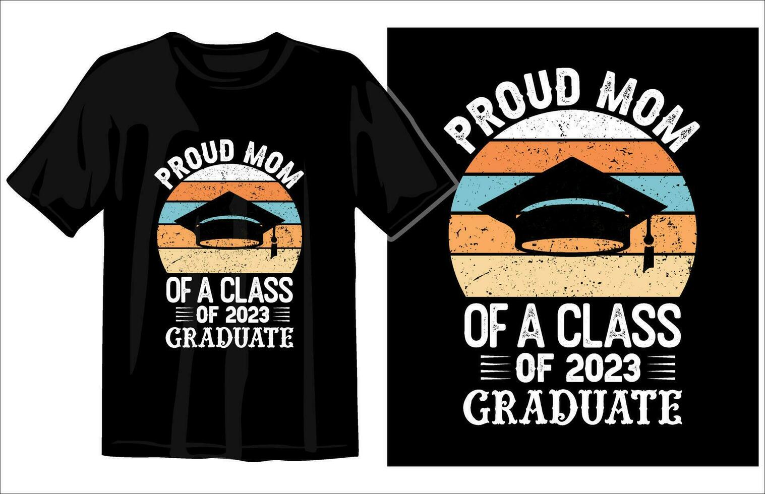 graduación Clásico camiseta diseño vector, Felicidades graduados clase de 2023 vector