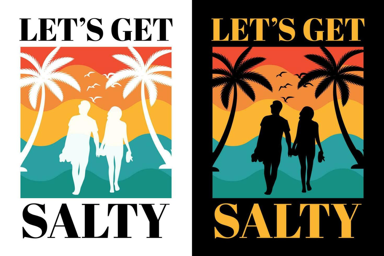 Summer t-shirt design bundle, summer beach vacation t-shirts, summer surfing t-shirt vector design
