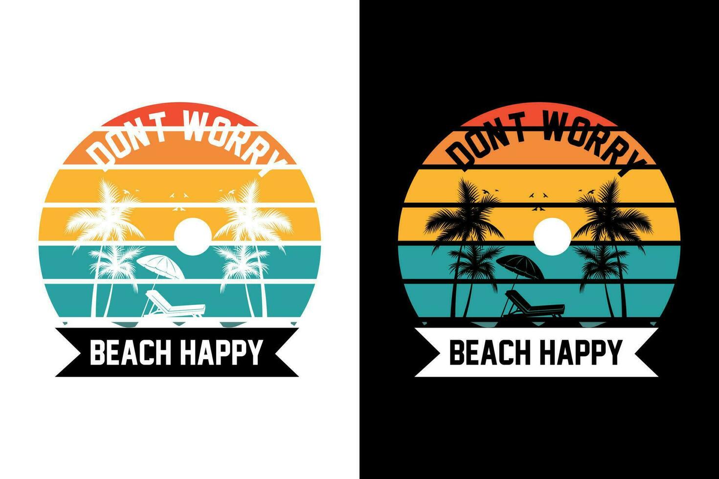 Summer t-shirt design bundle, summer beach vacation t-shirts, summer surfing t-shirt vector design