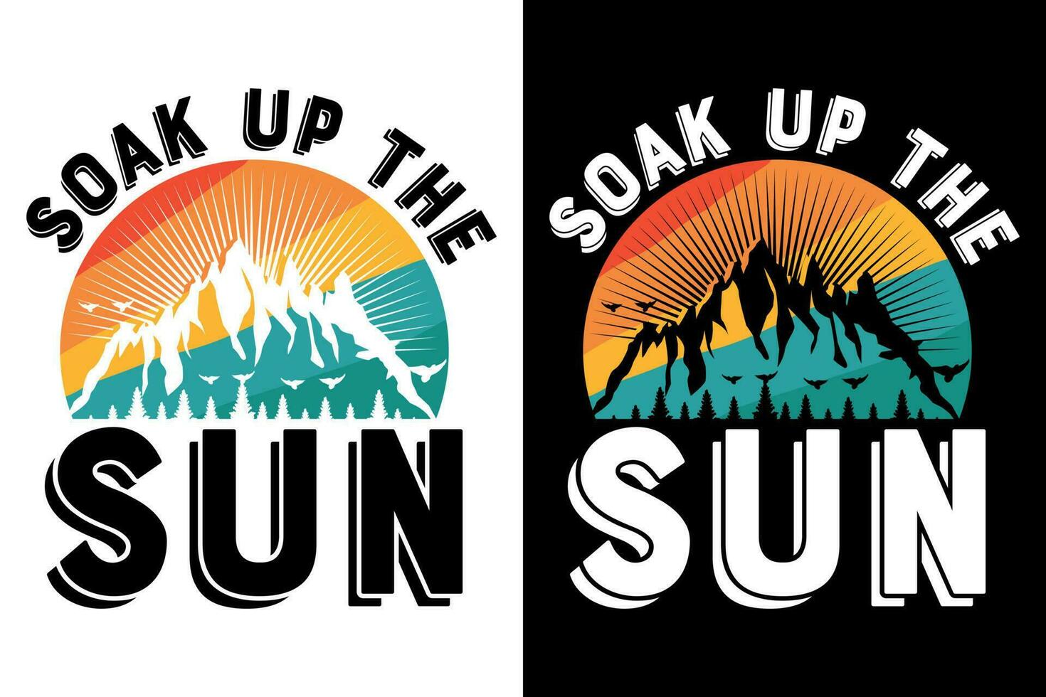 Summer t-shirt design bundle, summer beach vacation t-shirts, summer surfing t-shirt vector design