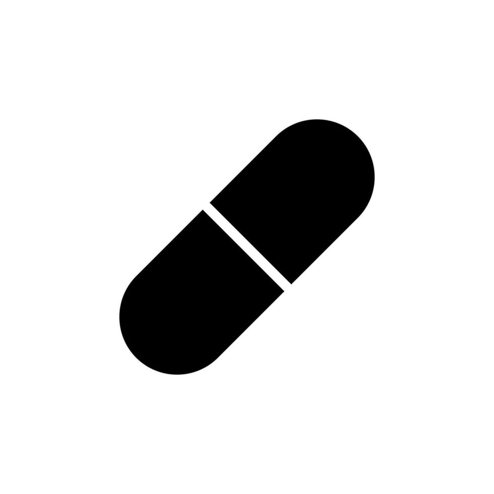 Capsule and Pill icon vector design templates