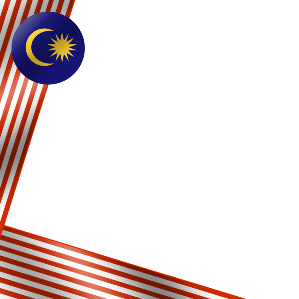 Malaysia flag Illustration png