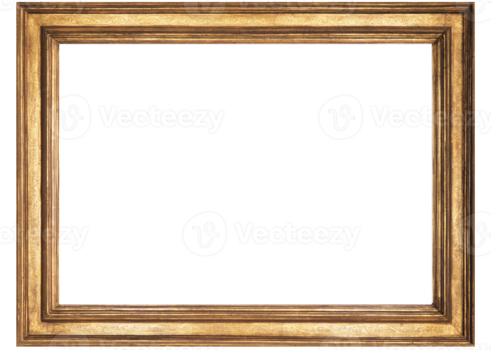 Decorative vintage frames and borders set, gold frames for pictures