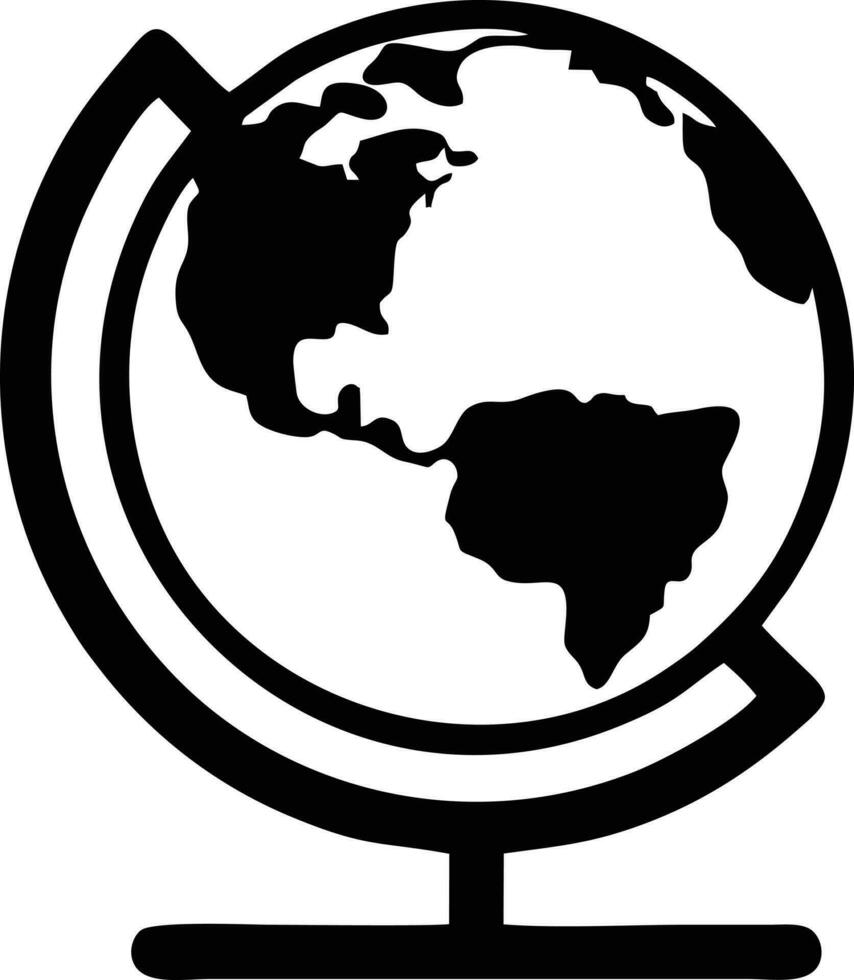 Globe planet earth icon symbol vector image. Illustration of the world global vector design. EPS 10