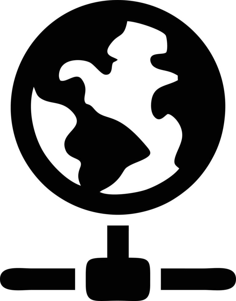 Globe planet earth icon symbol vector image. Illustration of the world global vector design. EPS 10