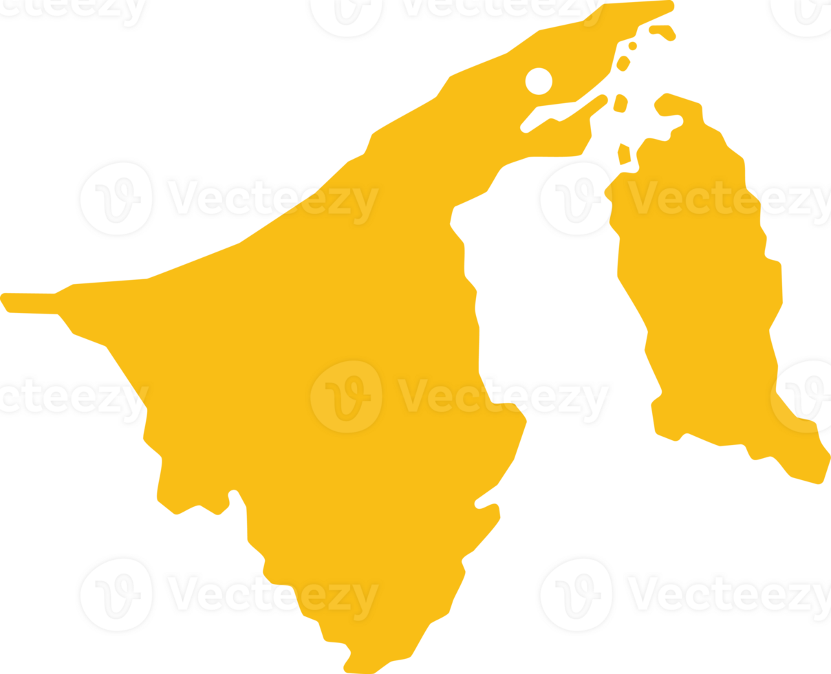Map Brunei clipart PNG
