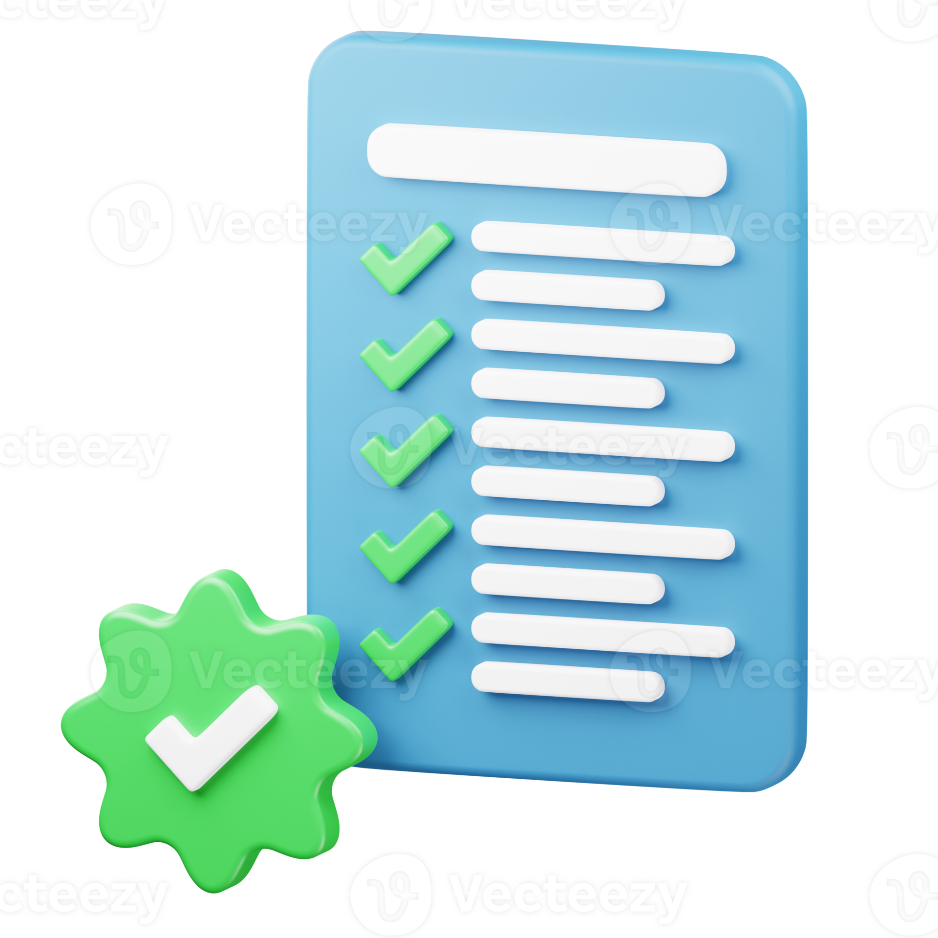 3D Regulatory document mix icon 23454828 PNG